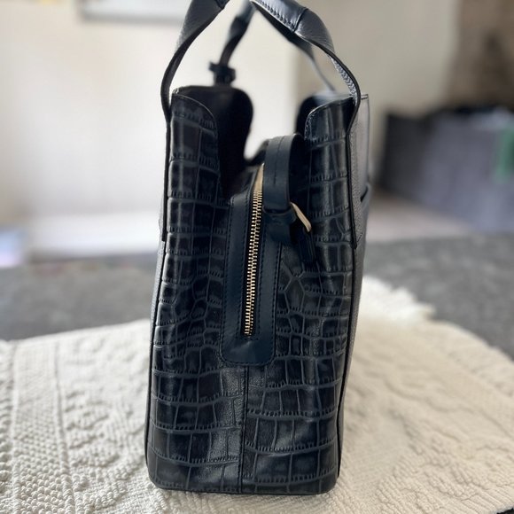 Radley London Baylis Road Faux Croc Medium Multiway Grab - Navy Blue- Never used - Picture 8 of 13